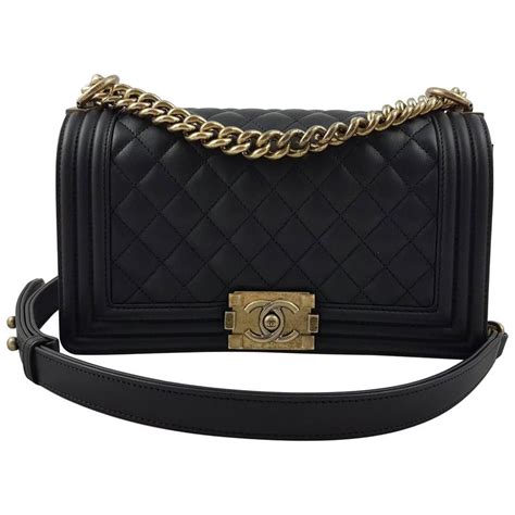 chanel boy black and gold versus black and silver|Chanel bag for sale.